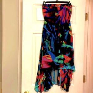 Daytrip Strapless Multicolored Dress